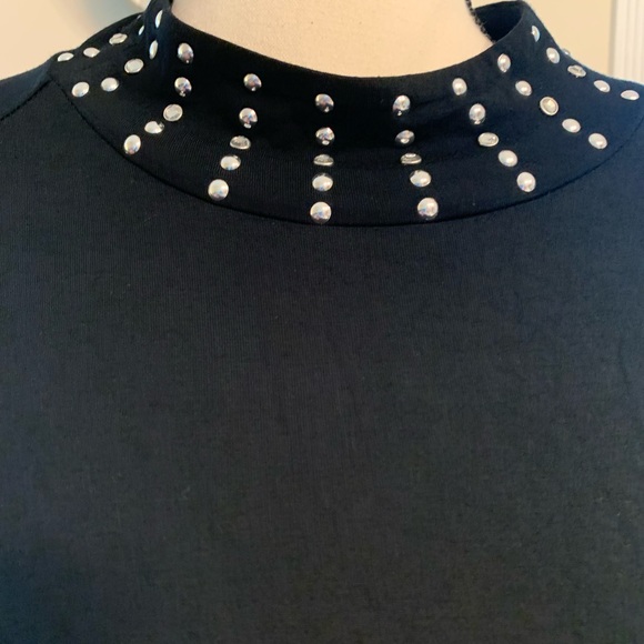 Belldini black plus size 3x with mesh sleeves so pretty - Picture 2 of 10